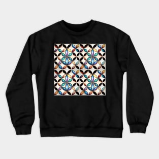 Stained glass colorful pattern, model 3 Crewneck Sweatshirt